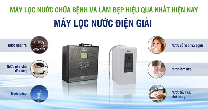 Địa chỉ bán máy lọc nước điện giải ion kiềm uy tín tại TP.HCM