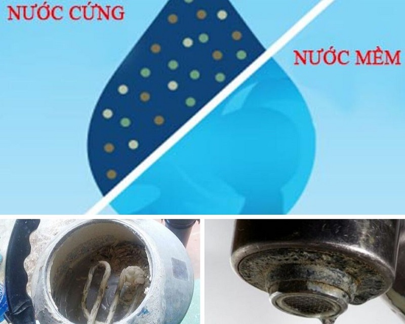 Tác hại của nước cứng đến các vật dụng trong nhà