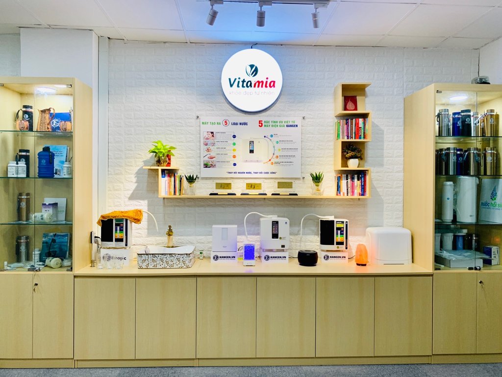 Máy lọc nước ion kiềm tại Vitamia
