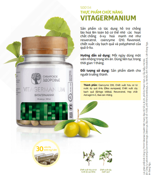 viên uống Vita Germanium- thực phẩm chức năng