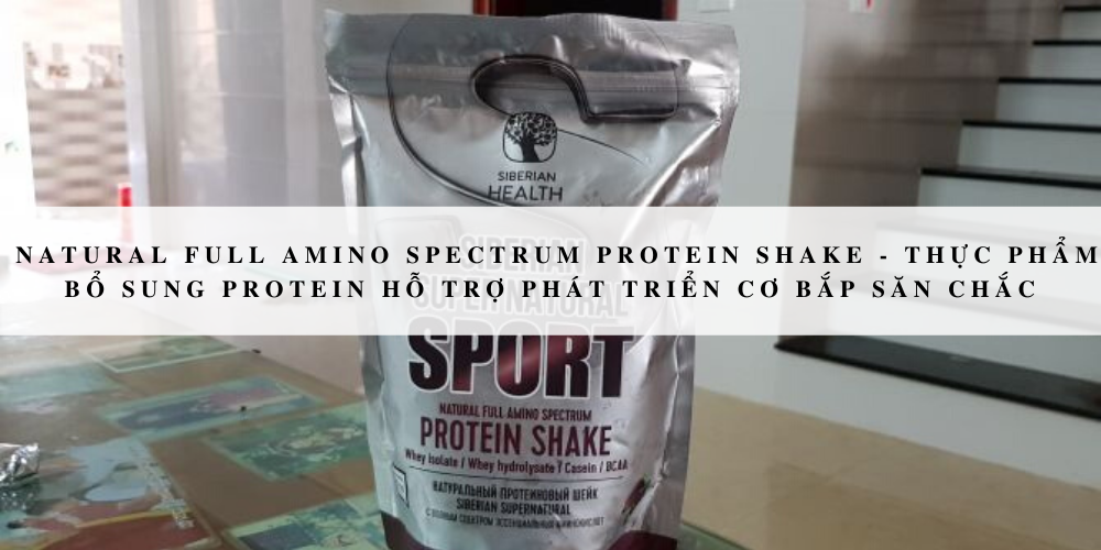 Natural full amino spectrum Protein Shake