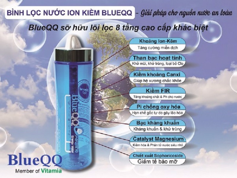 Lõi lọc 8 lớp với các loại vật chất khác nhau Lõi lọc 8 lớp với các loại vật chất khác nhau