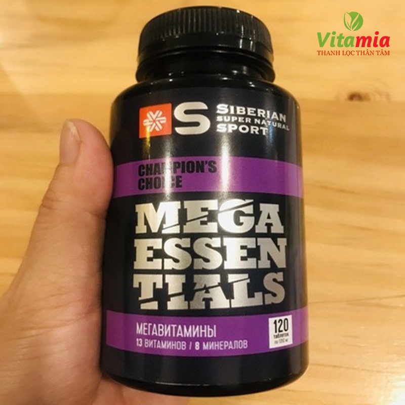 Mega Essentials Siberian Super Natural Sport – Bổ sung Vitamin và khoáng chất cho người chơi thể thao