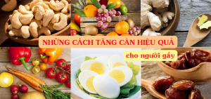 thực đơn tăng cân nhanh chóng cho người gầy