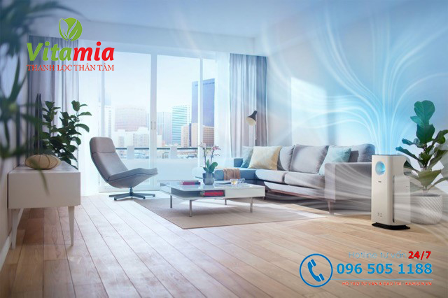 Thiết kế với quạt hút mạnh mẽ, bộ lọc độc quyền đem đến hiệu quả làm sạch không khí vượt trội Thiết kế với quạt hút mạnh mẽ, bộ lọc độc quyền đem đến hiệu quả làm sạch không khí vượt trội