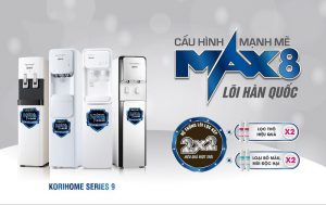 Thương hiệu máy lọc nước Hàn Quốc Korihome thông minh và tinh tế
