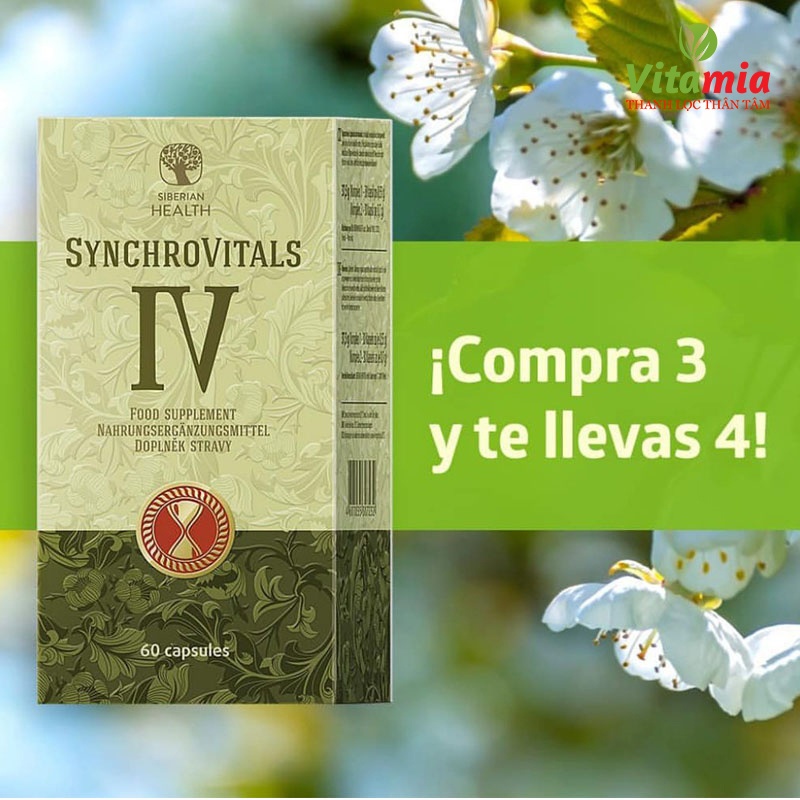 Synchrovitals IV – Tăng cường chức năng và chăm sóc lá gan khỏe mạnh