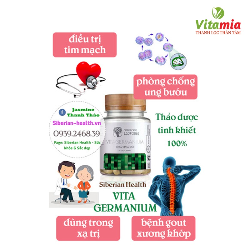 Vita Germanium – Chống lão hóa tế bào cực mạnh