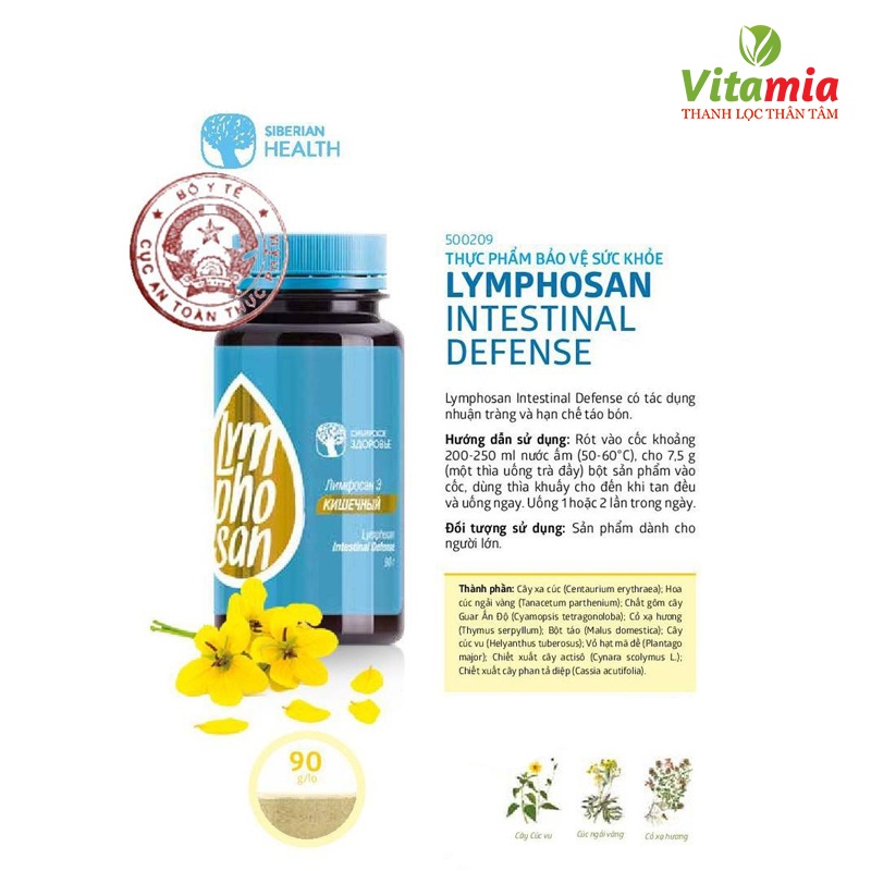 Lymphosan Intestinal Defense – Chăm sóc hệ tiêu hóa khỏe mạnh