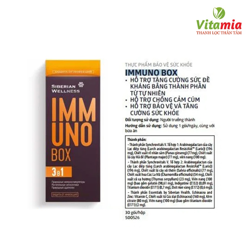 thực phẩm chức năng Immuno Box