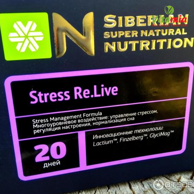 Thực phẩm chức năng Siberian Super Natural Nutrition. Stress Re.live