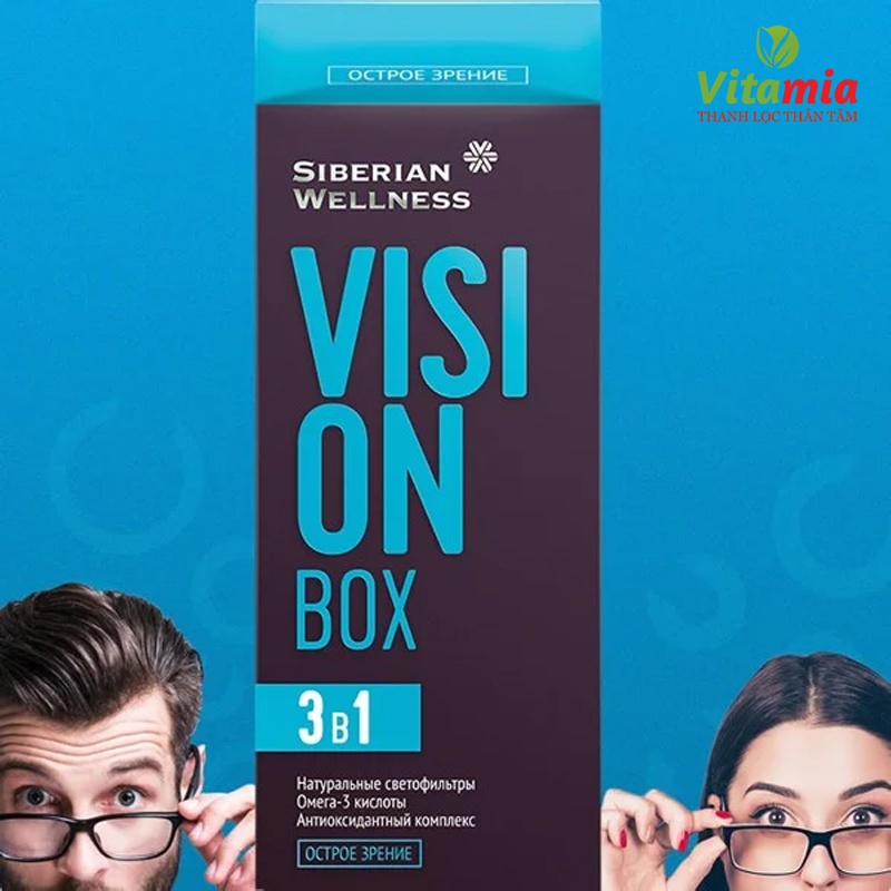 Thực phẩm chức năng Vision Box - Chống mỏi và lão hóa mắt