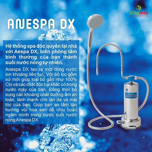 Máy tắm khoáng Anespa DX giống như một Spa mini tại gia giúp người dùng thư giãn