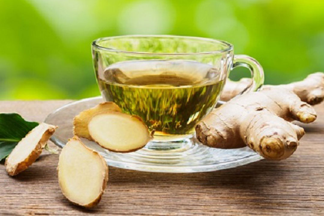 trà gừng hỗ trợ điều trị thiếu máu não