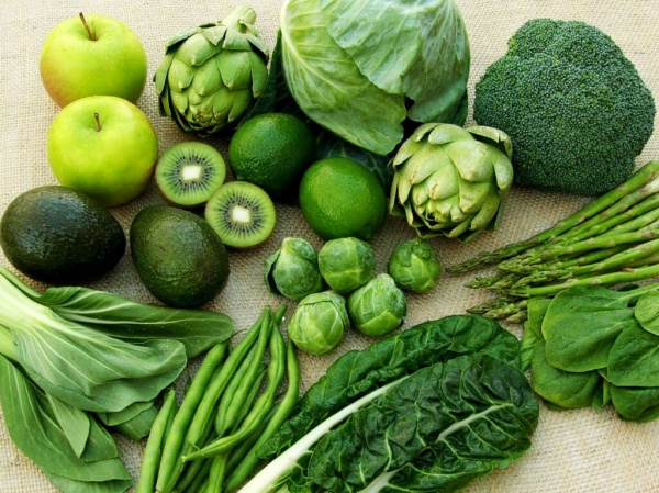 Các loại rau xanh rất giàu tính kiếm tự nhiên giúp cân bằng độ pH cho cơ thể