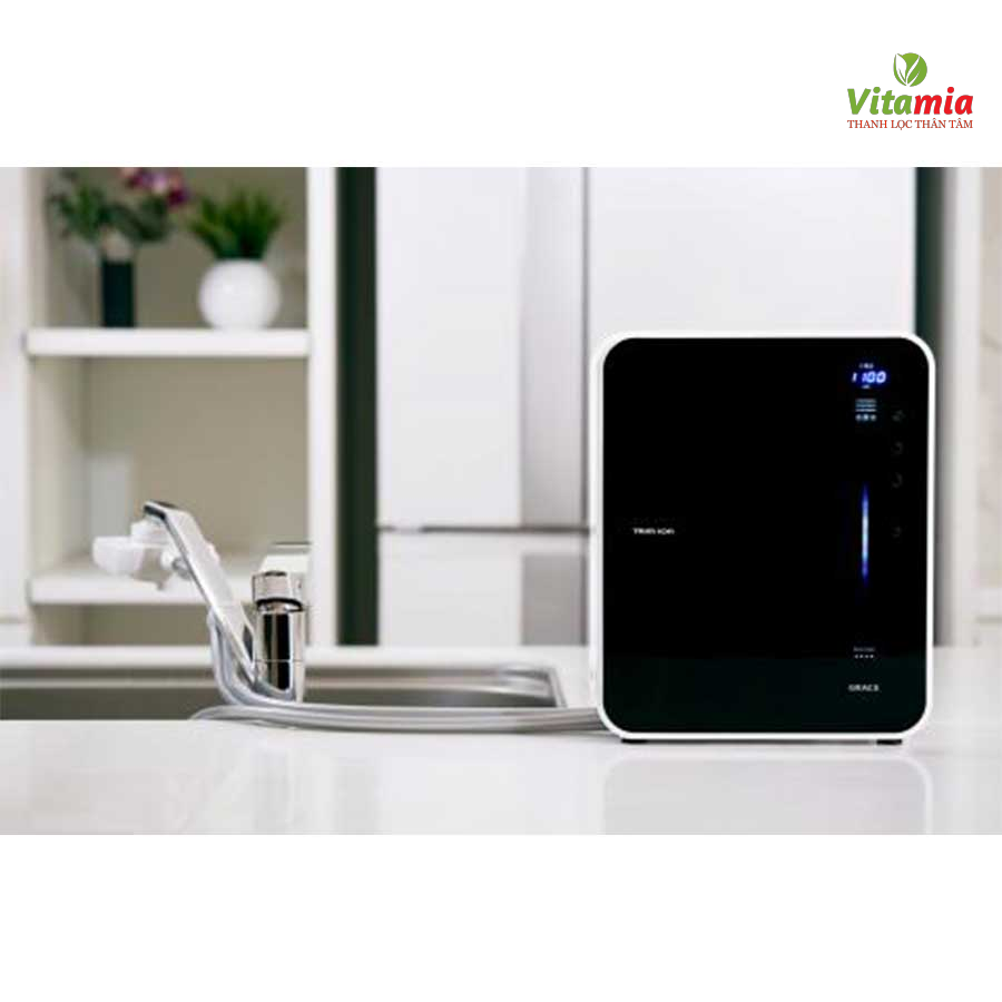 Máy lọc nước Trim ion Grace có thiết kế sang trọng, lịch lãm