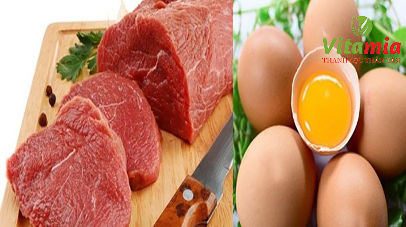 Các thực phẩm không nên sử dụng trong chế độ ăn thực dưỡng thịt gà, thịt vịt, thịt bò, trứng và sữa