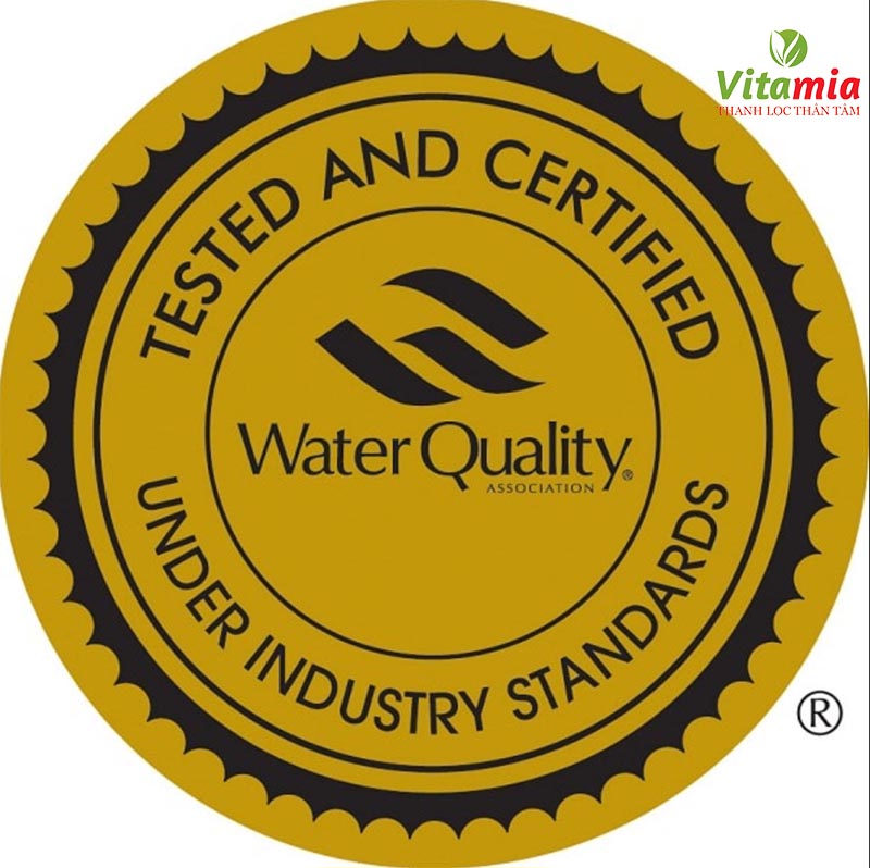 Con dấu vàng WQA - Water Quality Association