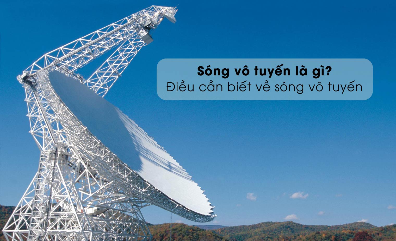 bức xạ điện từ có hại không sóng vô tuyến